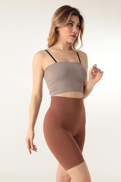 Miorre Αθλητικό μπουστάκι Strapless Strap Ribbed