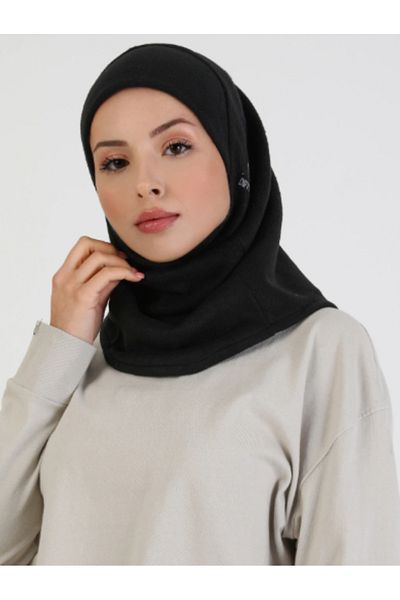 Differenza Μαύρο Hijab Hologram Bonnet - Thermal Fleece