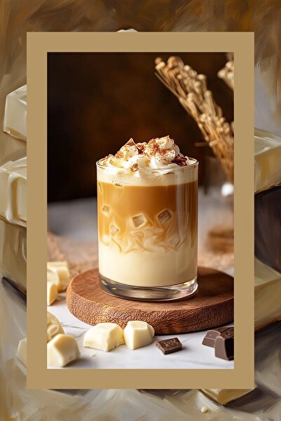 Mim and More White Chocolate Coffe - Beyaz Çikolata Aromalı Kahve Çekirdek Kahve, 200 gr