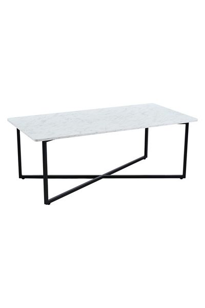 micasa Elegant Design Melamine Top Rectangular Table CJ-23103AWH
