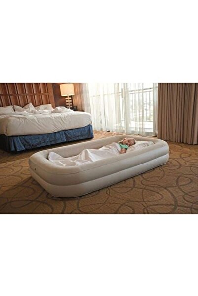 Intex Waterproof Kids Travel Airbed with Hand Pump