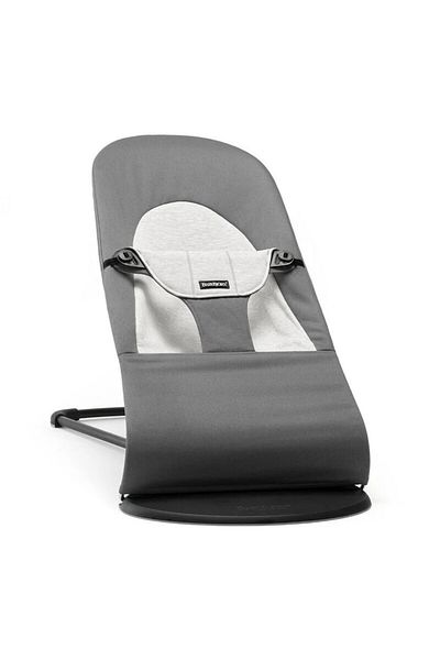 BabyBjörn Babybjorn Bouncer Balance Soft - Woven/Jersey (Dark Grey/Grey)
