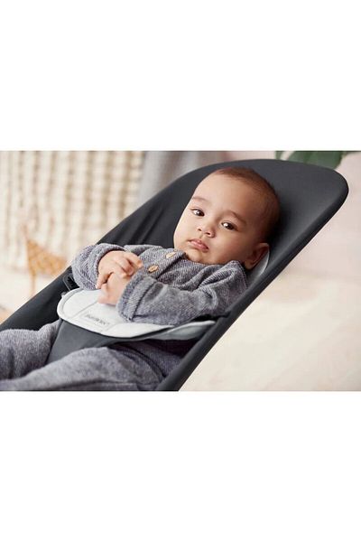 BabyBjörn Babybjorn Bouncer Balance Soft - Woven/Jersey (Dark Grey/Grey)