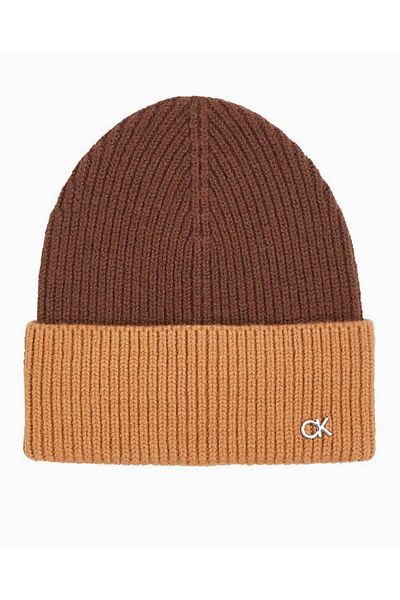 Calvin Klein Metal Two-Tone Chunky Beanie