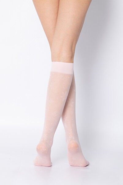 Doremi Patterned Knee Socks Royale