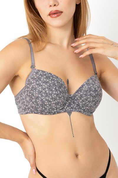 Doremi Floral Patterned Empty Cup Bra
