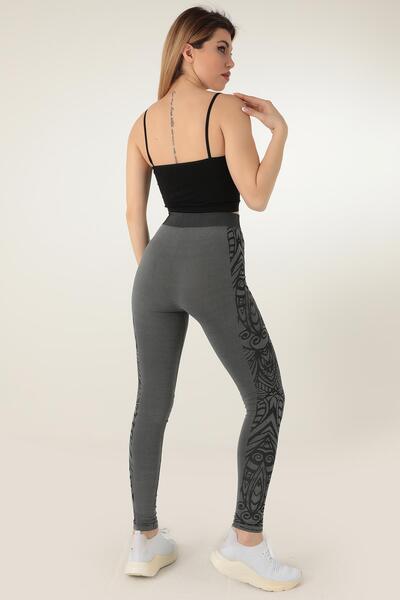 Miorre Αθλητικά κολάν χωρίς ραφή με μοτίβο ψηλής μέσης