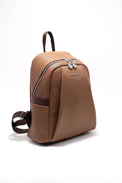 Silver Polo Γυναικείο σακίδιο πλάτης Caramel - Brown SP926