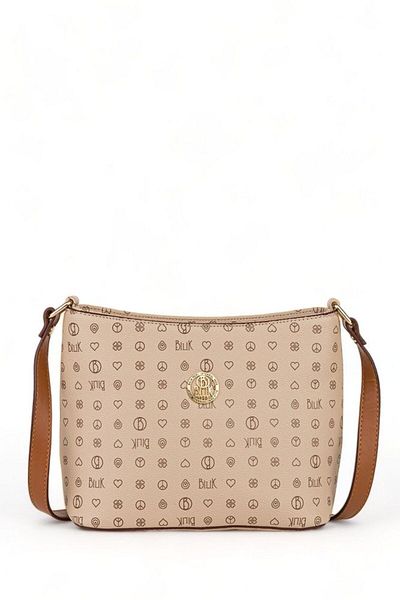 Bilik Deri Geantă de damă Monogram Light Mink-tan Nv 1008-mn
