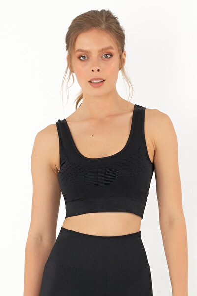MioFit Cross Strap Detailed Supported Seamless Sports Bra