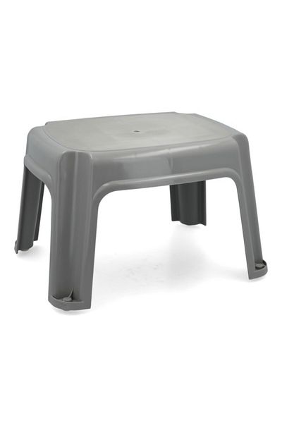 Gracious Living Plastic Single Non-Slip Feet Solid Step Stool 136kg