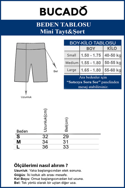 BUCADO Lacivert Mini Tayt Şort Etek Altı & Voleybol & Havuz Ve Deniz Şortu & Günlük