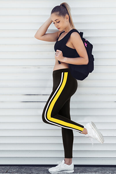 Doremi Active Sportive Double Striped Leggings-876