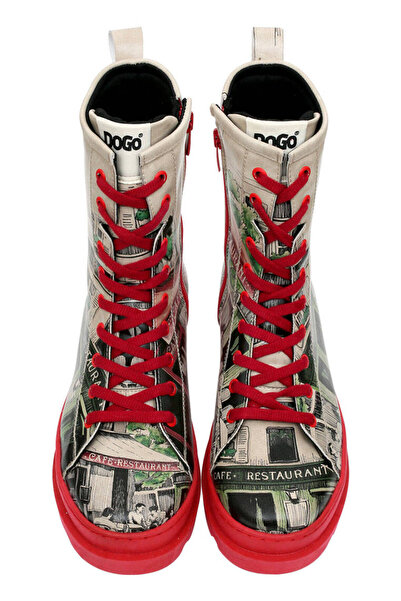 Dogo Γυναικείες μακριές μπότες με φερμουάρ από δέρμα Vegan - La Vie Parisienne Design