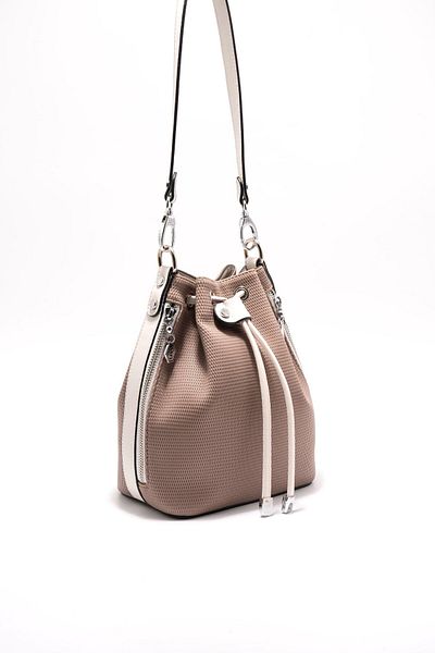 Silver Polo Geantă de umăr pentru femei Silver & Polo Sand - Bone SP1137