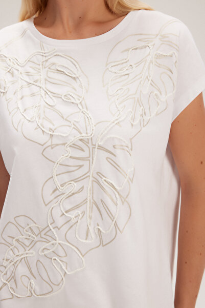 adL Süzene Embroidery Detailed T-Shirt