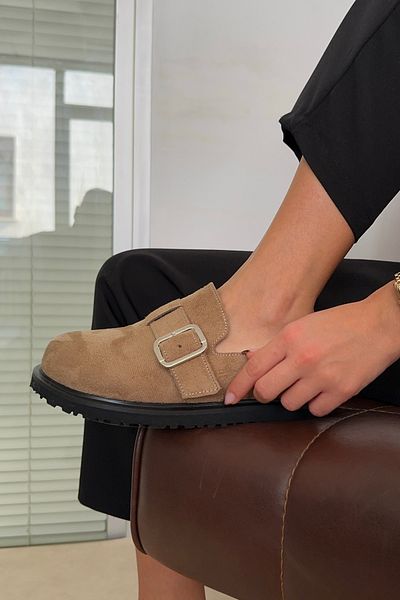Mupa Shoes Γυναικείες παντόφλες Mink Suede