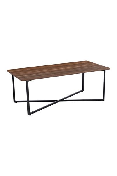 micasa Melamine Top Rectangular Table CJ-23103A WALNUT
