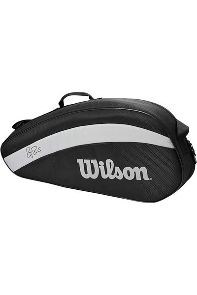 Wilson Federer Team 3 Pack Zipper Closure Tennis Bag WR8005801001