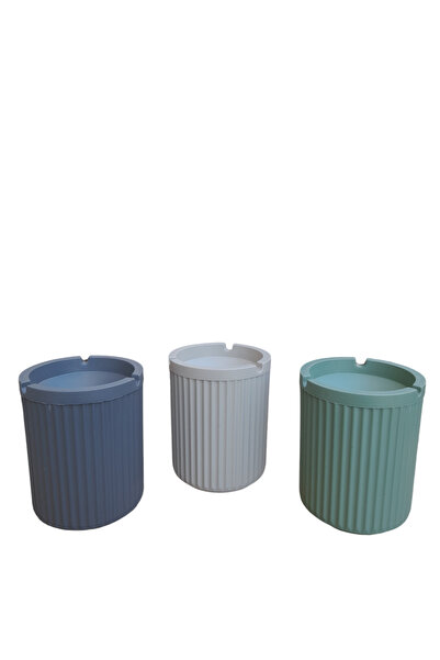 Leva House 3 Adet Plastik Kokusuz Küllük-Kül Tablası