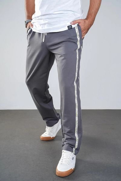 Butik Trend We Have Elastic Waist Side Ribbed Pockets Relaxed Fit Men's Trend Bottom Tracksuit
