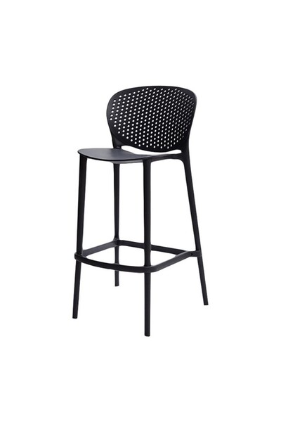 Living Accent كرسي بار أنيق من مادة البولي بروبيلين بتصميم أنيق من بونجو