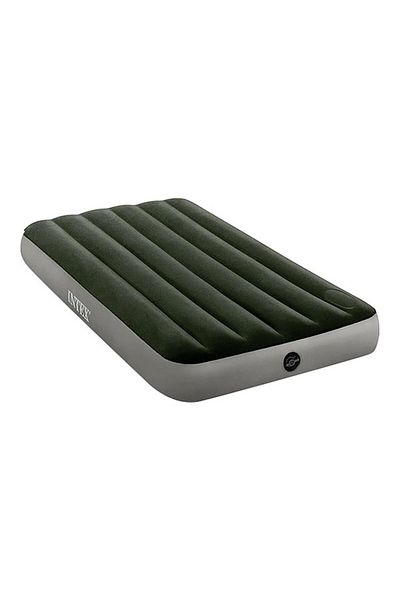 Intex Queen Dura-Beam Standard Air Bed with Built-In Foot Pump