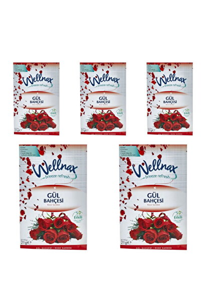 Wellnax breeze refresh Dolap Ve Çekmece Kokusu Gül Bahçesi Kesesi X5