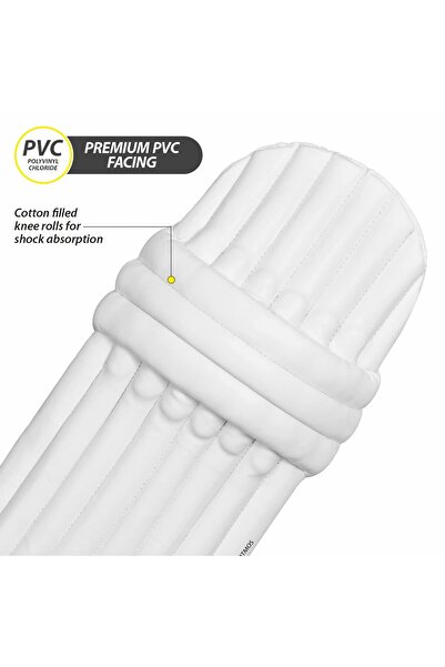 DSC Condor Atmos Cricket Batting Legguard Mens Right (Multicolor) | Leather | PVC