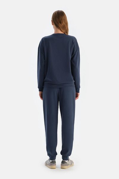 Dagi Pantaloni Jogger Modal bleumarin
