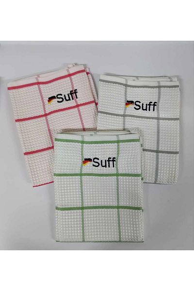 Suff Diamond Series 3-Pack Kitchen, Glass Cloth and Magic Cloth