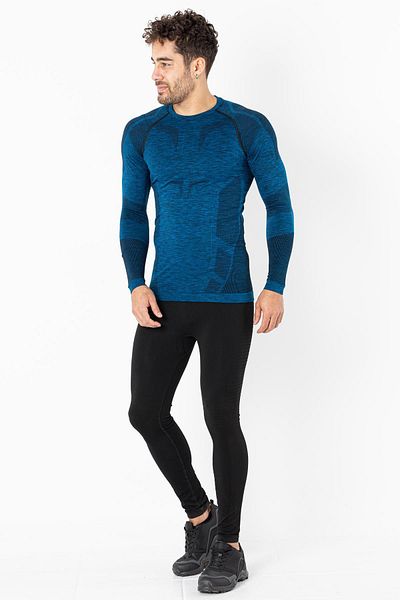 MioFit Ανδρικό Active Sportive μακρυμάνικο αθλητικό μπλουζάκι χωρίς ραφές