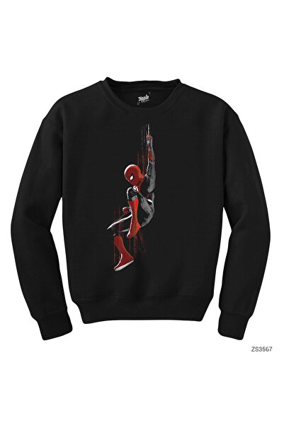 WAKHA سويت شيرت سبايدر مان سبلاش باللون الأسود