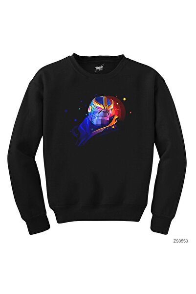 WAKHA سترة ثانوس هندسية سوداء