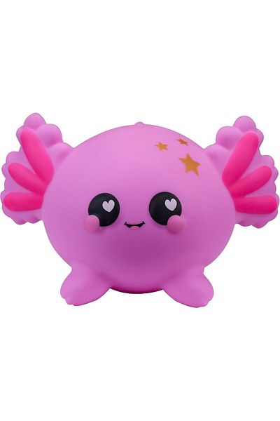 Smooshzees Luvzees, Jelly, Pink Axolotl, Collectable Characters, Supersoft, Cuddly and Squishy