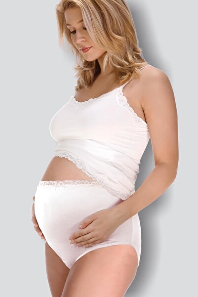 Kanz Chiloți confortabili de maternitate cu talie înaltă