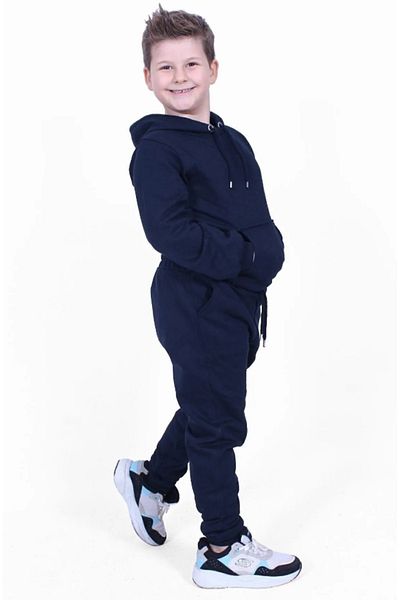 liontim 3-Piece Flat Kangaroo Pocket Boys' Top-Under Tracksuit Set