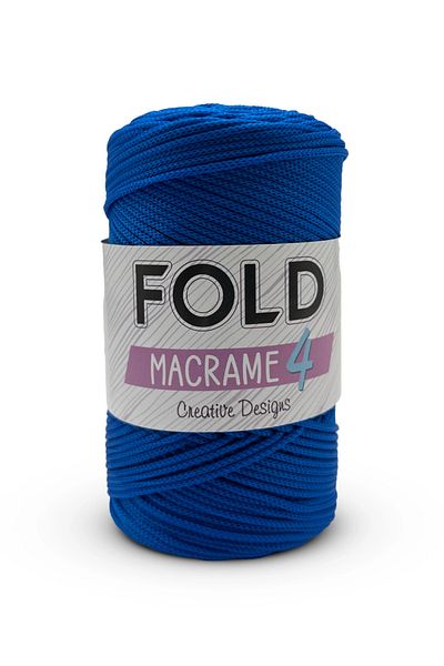 FOLD خيوط مكرامية رقم: 4 - 240 بوليستر، خيط 2 مم، حقيبة خيط تصفيف 200 جرام