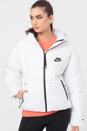 Nike Sportswear Therma Fit Repel Synthetic Fill Jacket Beyaz Kad n Mont Fiyat Yorumlar Trendyol