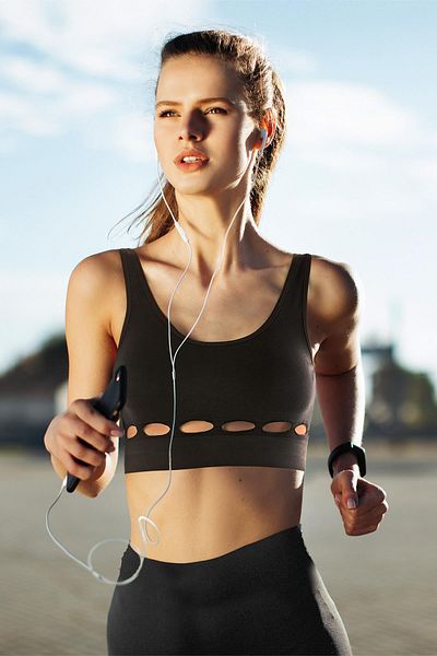 MioFit Sutien sport fără cusături cu decupaj