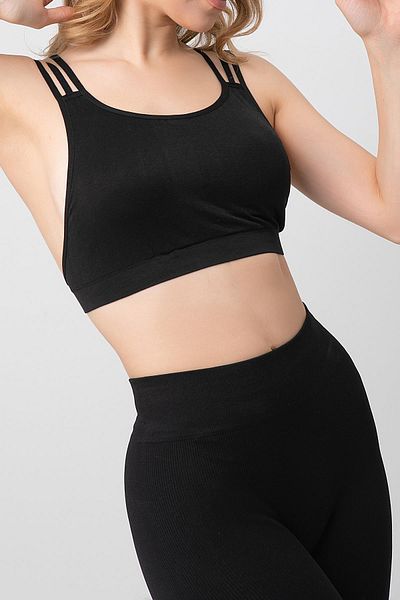 Doremi Seamless Back Strap Padded Sports Bra