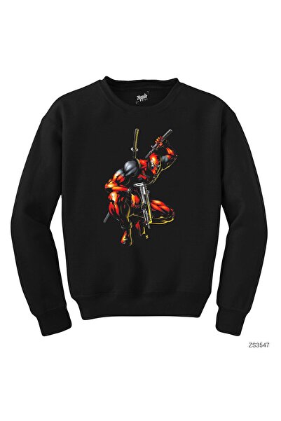 WAKHA ديدبول أوزي البلوز الأسود