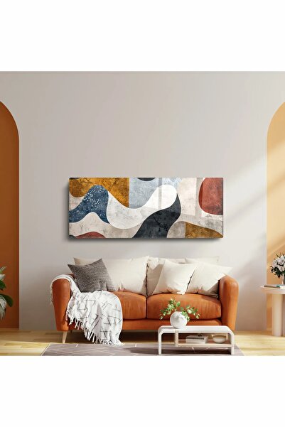 PoyKilArt Cam Tablo - Sade Ve Derin Bohem Tarzı - Duvar dekorasyonu - Panoram...