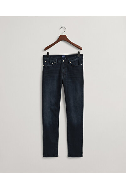 Gant Erkek Lacivert Extra Slim Fit Jean Pantolon