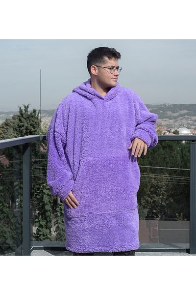 Pandamkee Welsoft Plush Fleece Wearable Blanket Pajamas