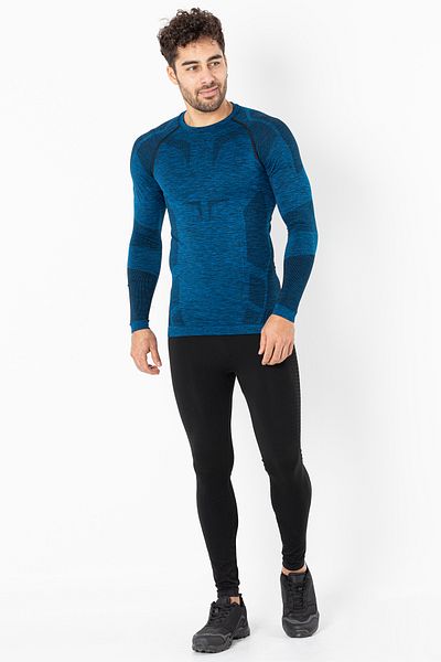MioFit Ανδρικό Active Sportive μακρυμάνικο αθλητικό μπλουζάκι χωρίς ραφές