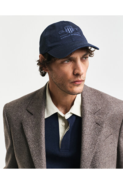 Gant Unisex Lacivert Logolu Şapka