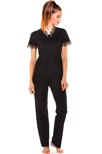 Doremi Set pijama neagră damă 