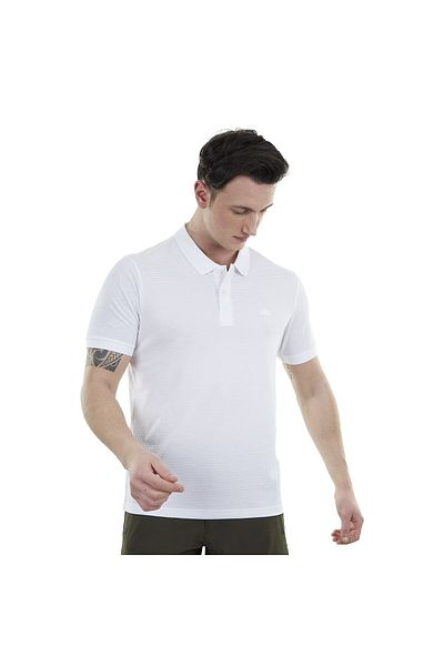 Alpinist Ανδρικό μπλουζάκι πόλο Edge-ΛΕΥΚΟ - 2XL