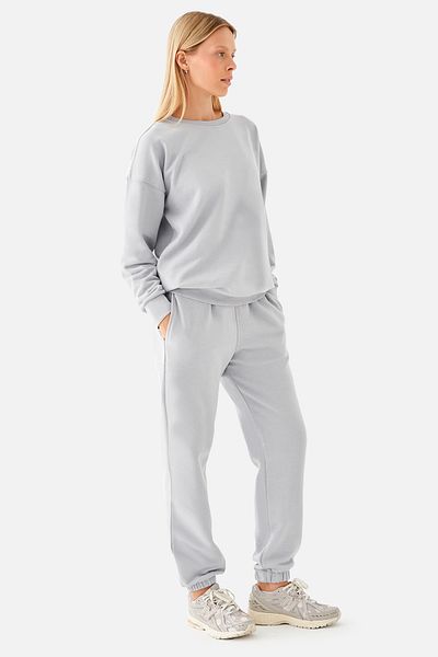Superstacy Mia Oversize Gray Jogger Sweatpants